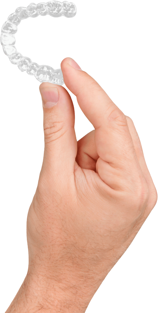 Hand Holding an STS Aligner